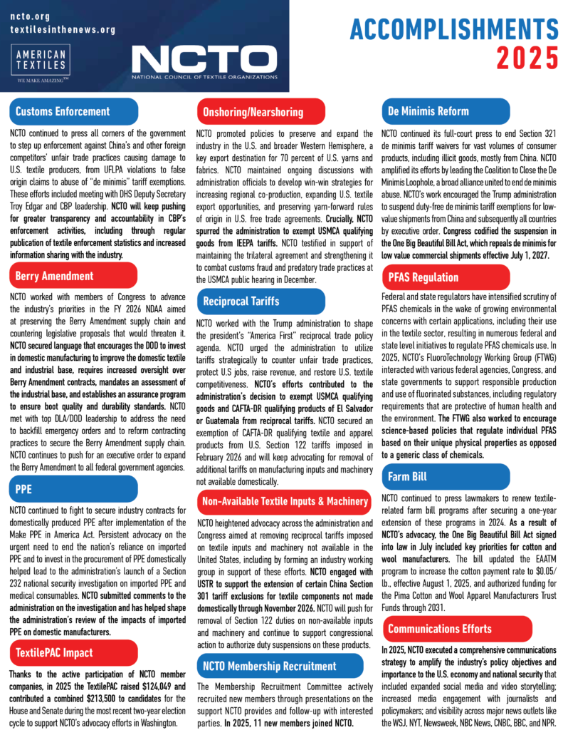 Accomplishments 2025 Vertical